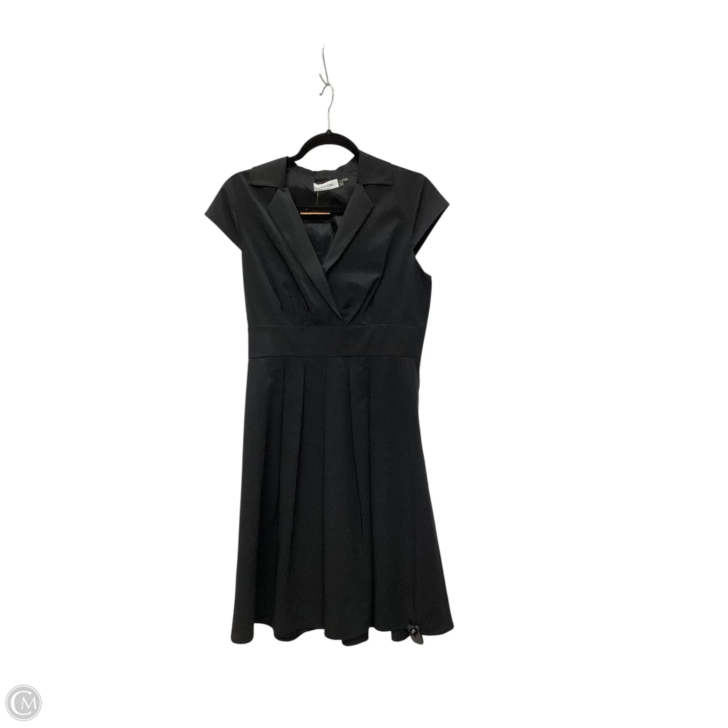 Dress Work By Calvin Klein In Black, Size: 8
