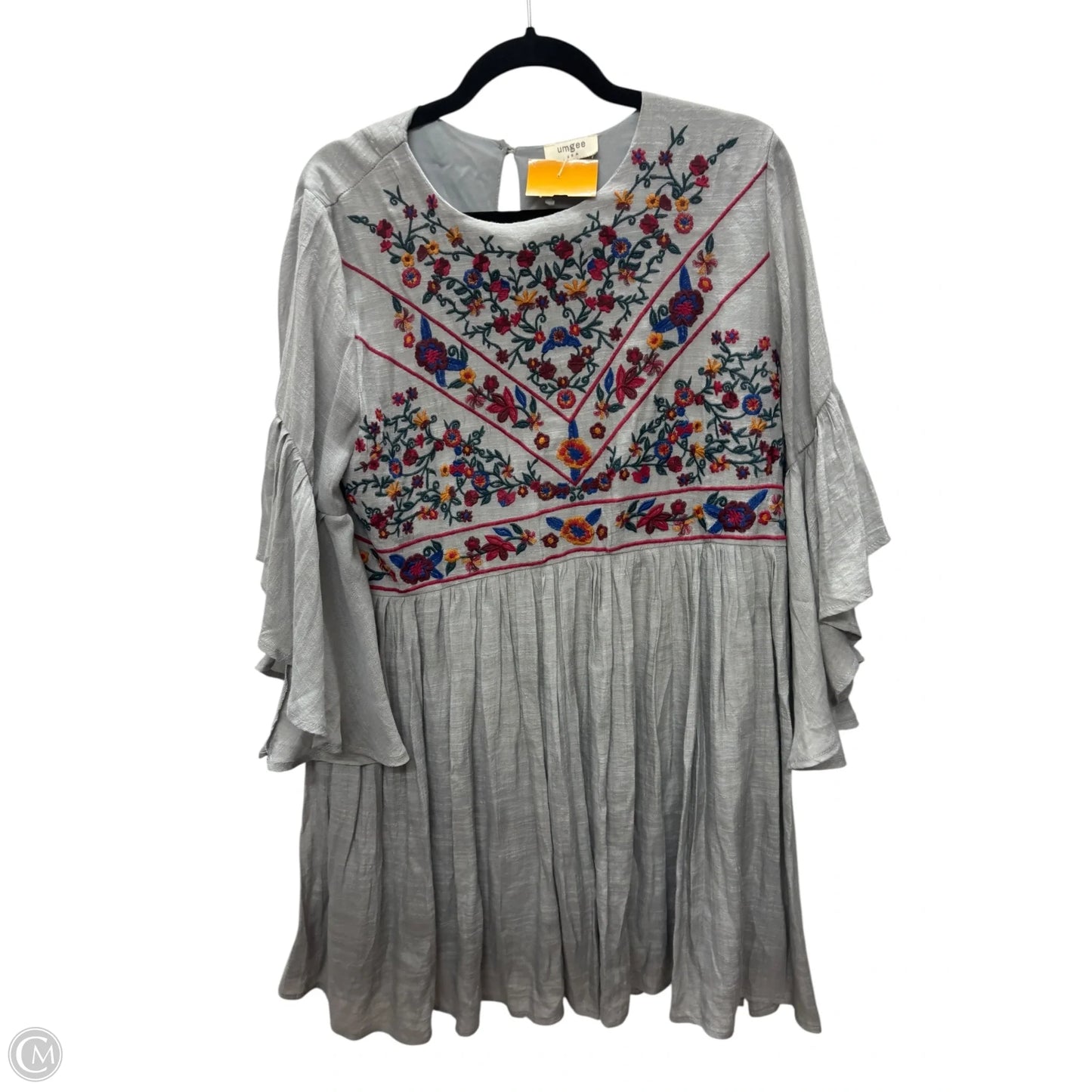 Dress Casual Midi By Umgee In Grey, Size: L