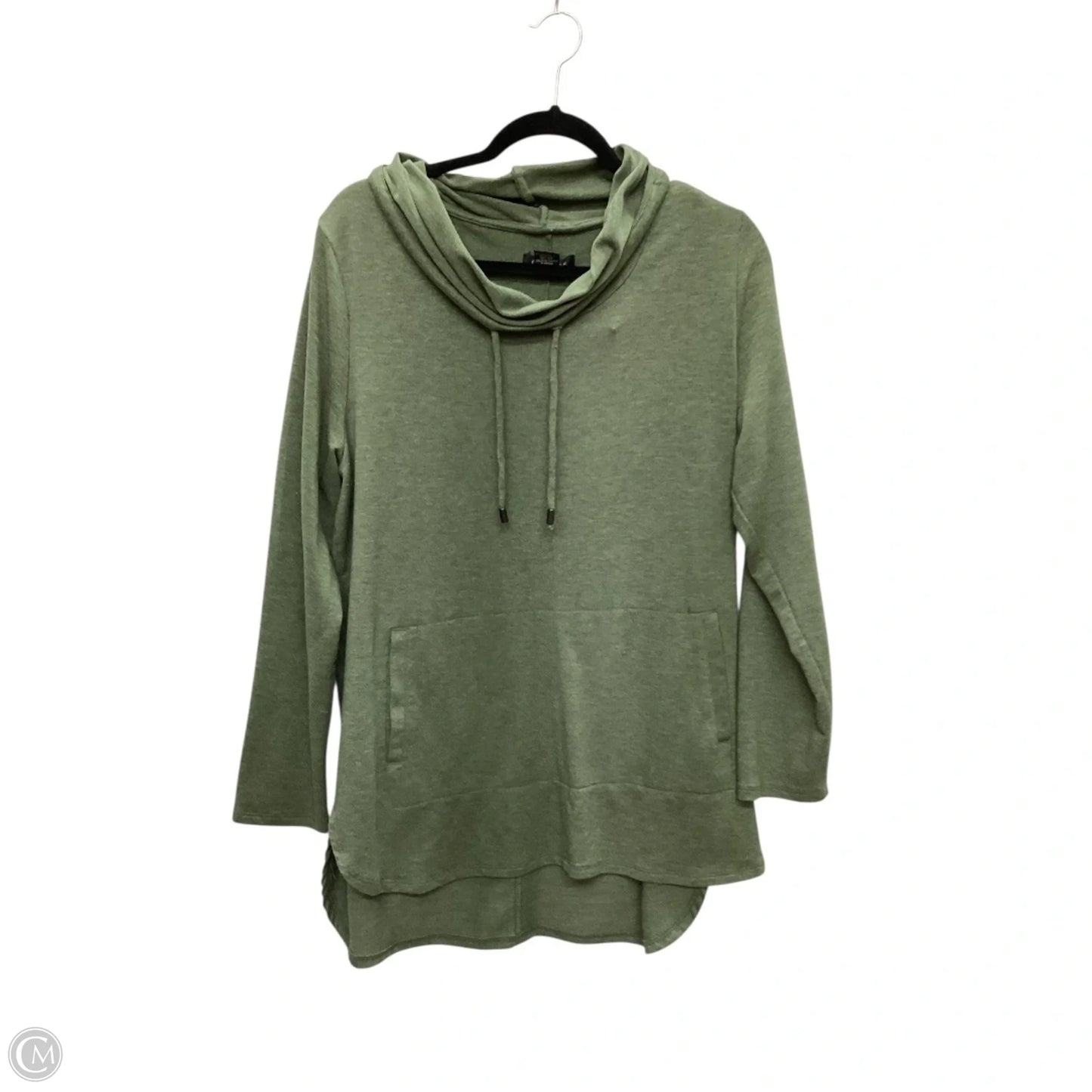 Sweatshirt Collar By Grace In Green, Size: L