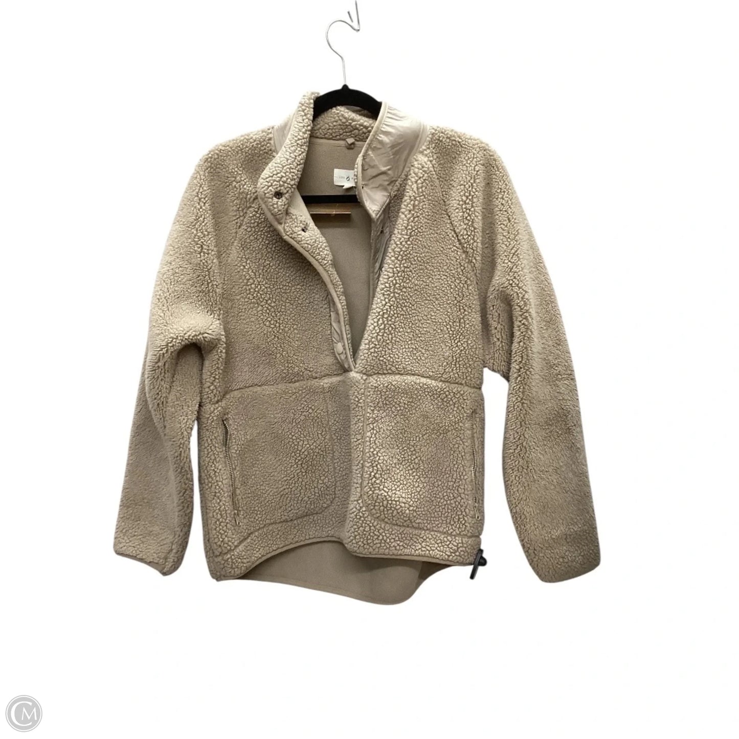 Jacket Faux Fur & Sherpa By Lou And Grey In Brown, Size: M