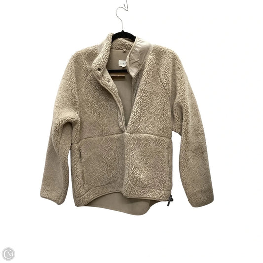 Jacket Faux Fur & Sherpa By Lou And Grey In Brown, Size: M