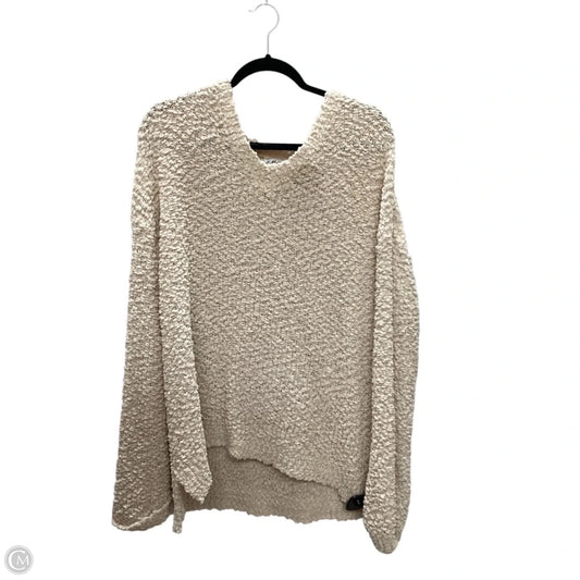 Sweater By Clothes Mentor In Tan, Size: S