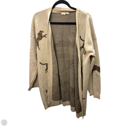 Cardigan By Entro In Animal Print, Size: L