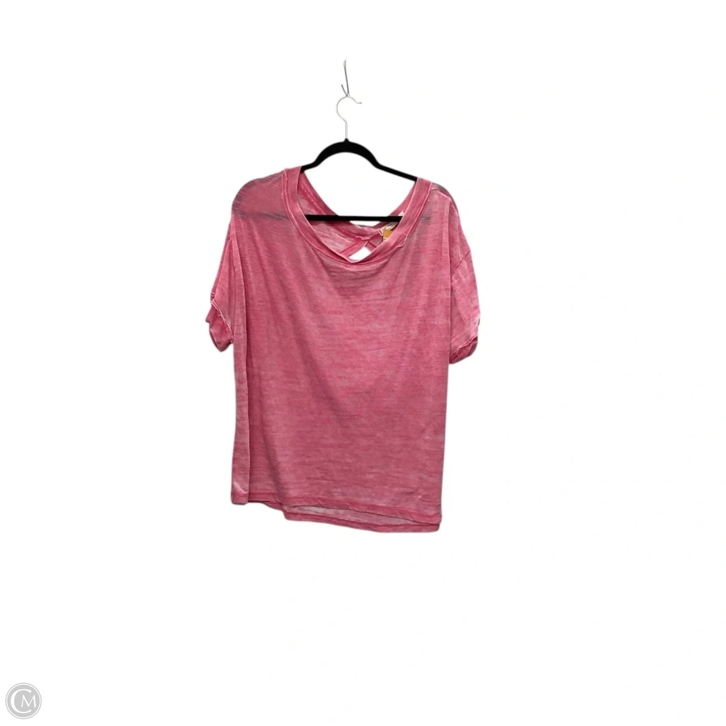 Top Short Sleeve By We The Free In Pink, Size: M
