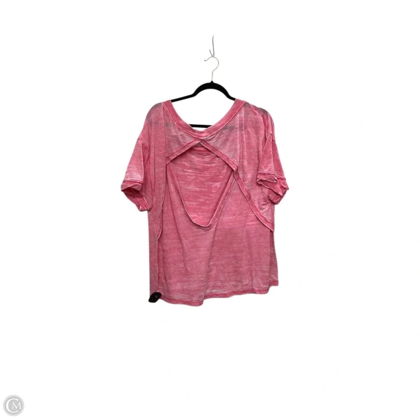 Top Short Sleeve By We The Free In Pink, Size: M
