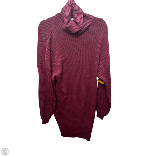 Dress Sweater By Anrabess In Red, Size: Xl