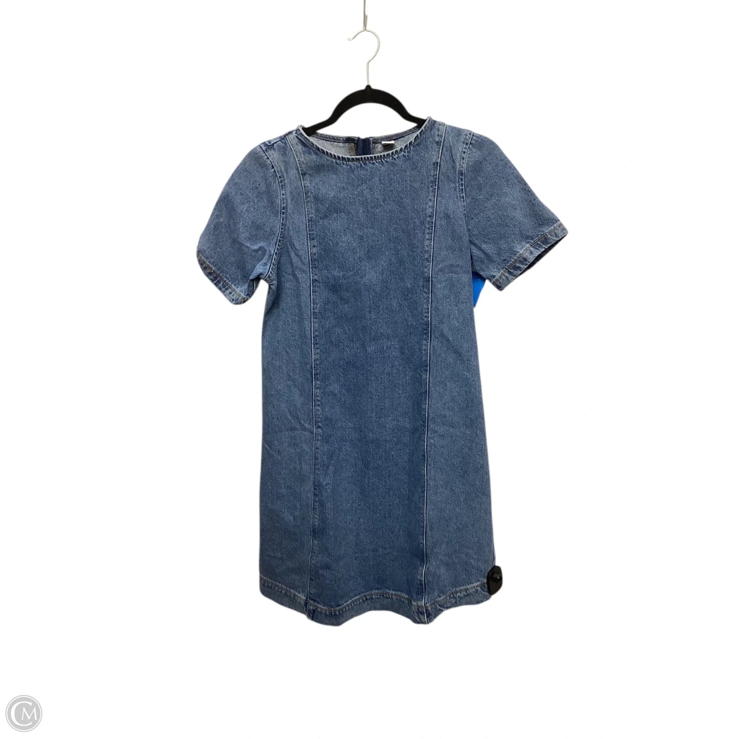 Dress Casual Midi By Old Navy In Blue Denim, Size: Xs