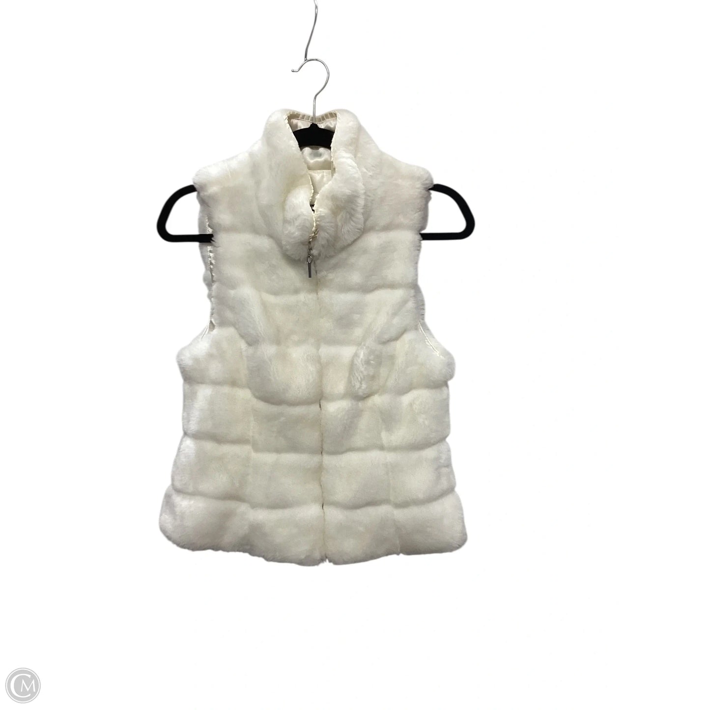 Vest Faux Fur & Sherpa By White House Black Market In White, Size: S