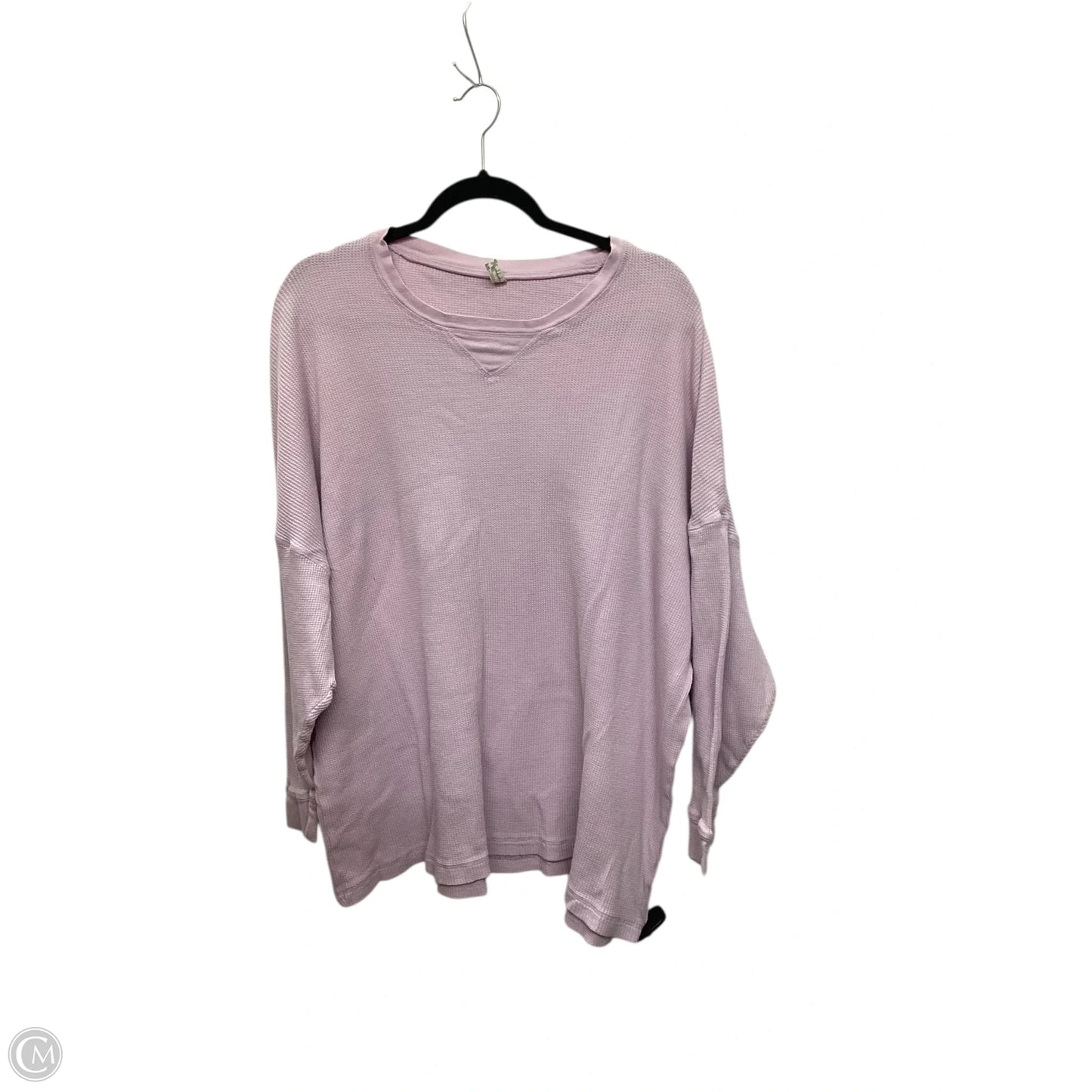 Top Long Sleeve By Free People In Purple, Size: S