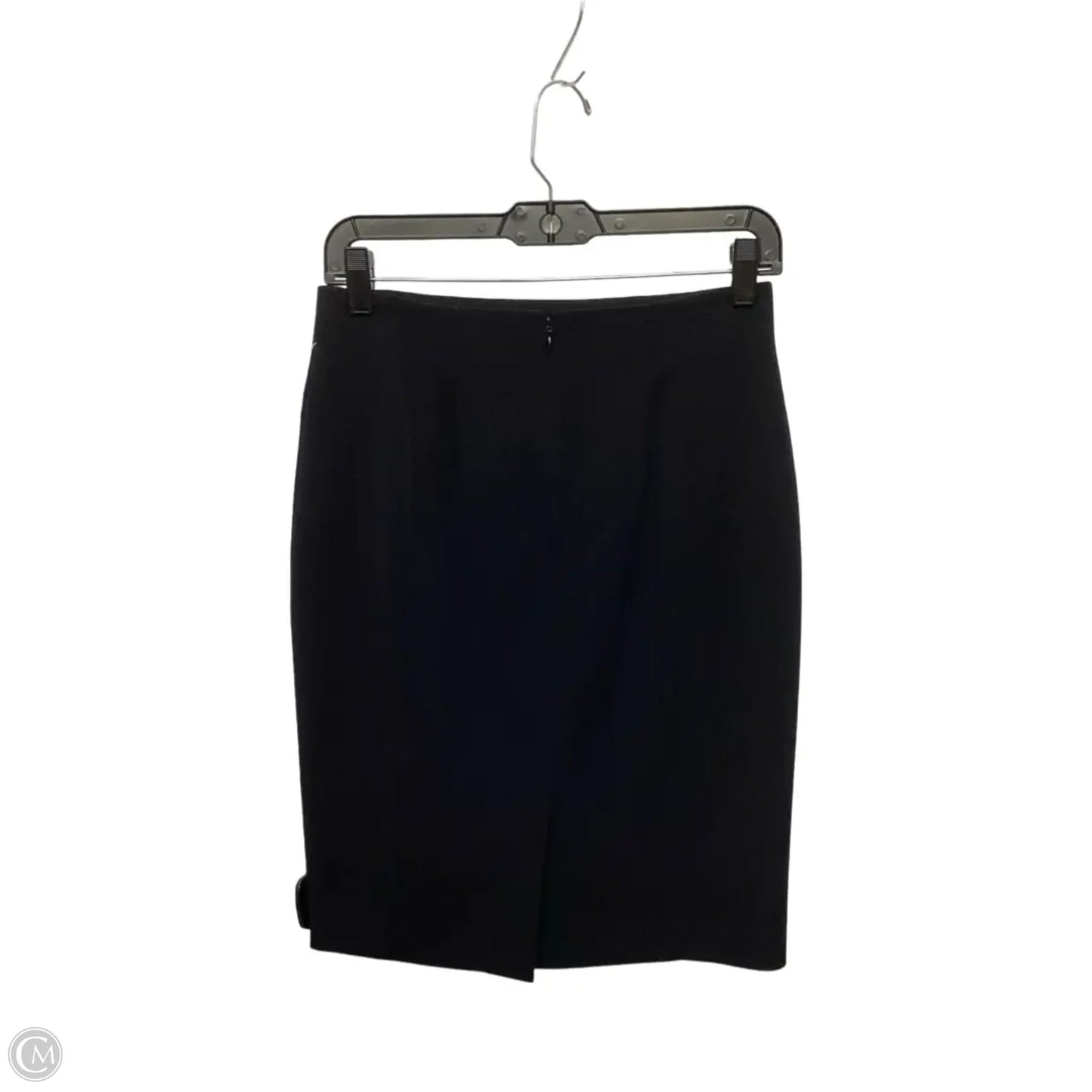 Skirt Midi By Ann Taylor In Black, Size: 4p