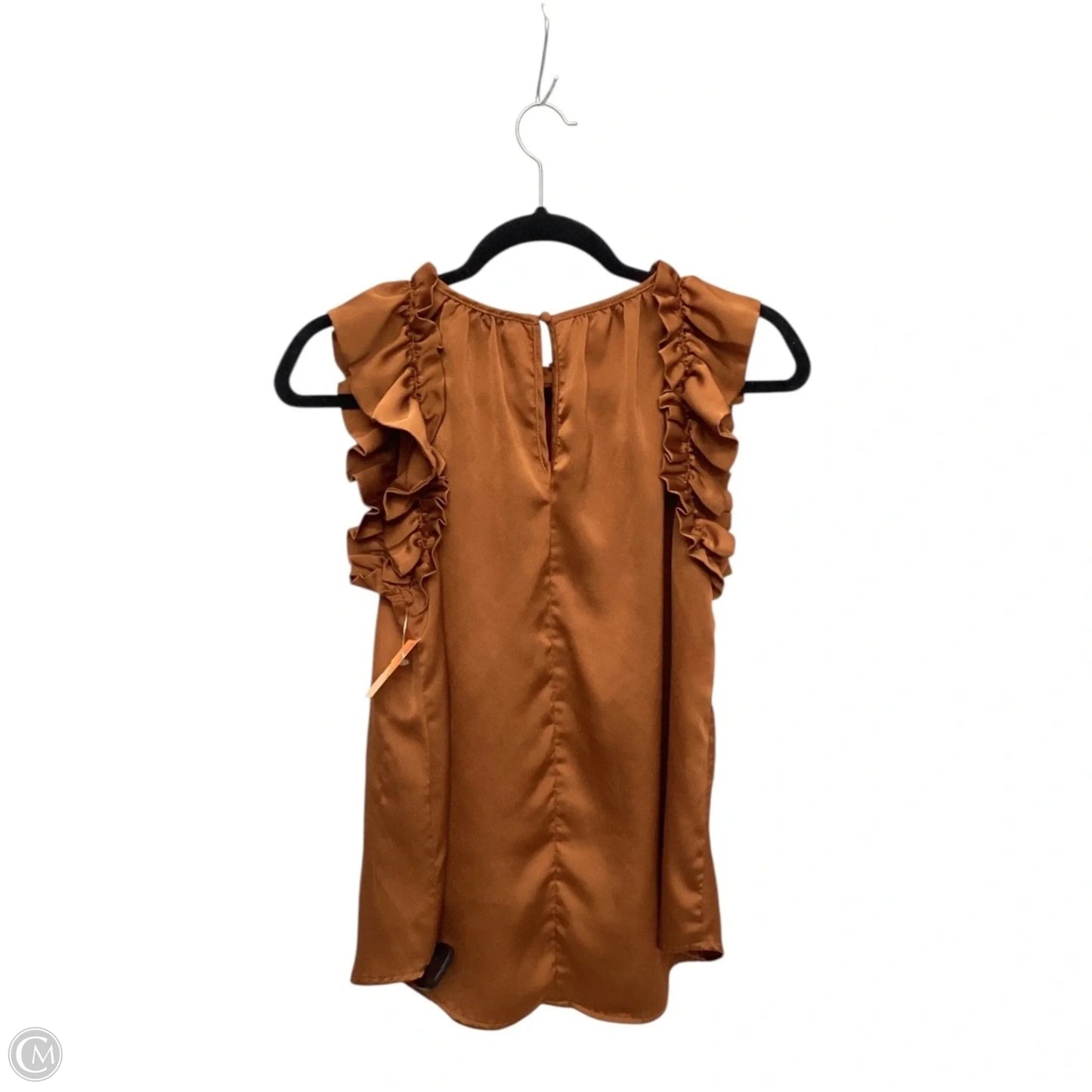 Top Sleeveless By Clothes Mentor In Orange, Size: L