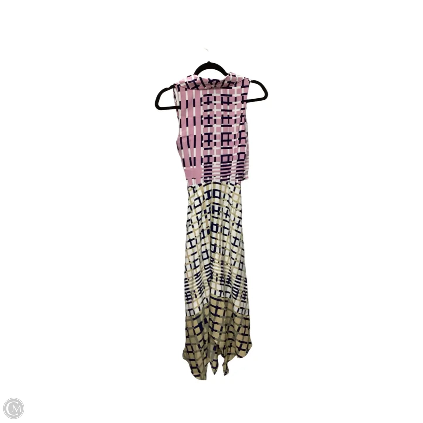 Dress Casual Midi By Adelyn Rae In Pink & Tan, Size: Xs