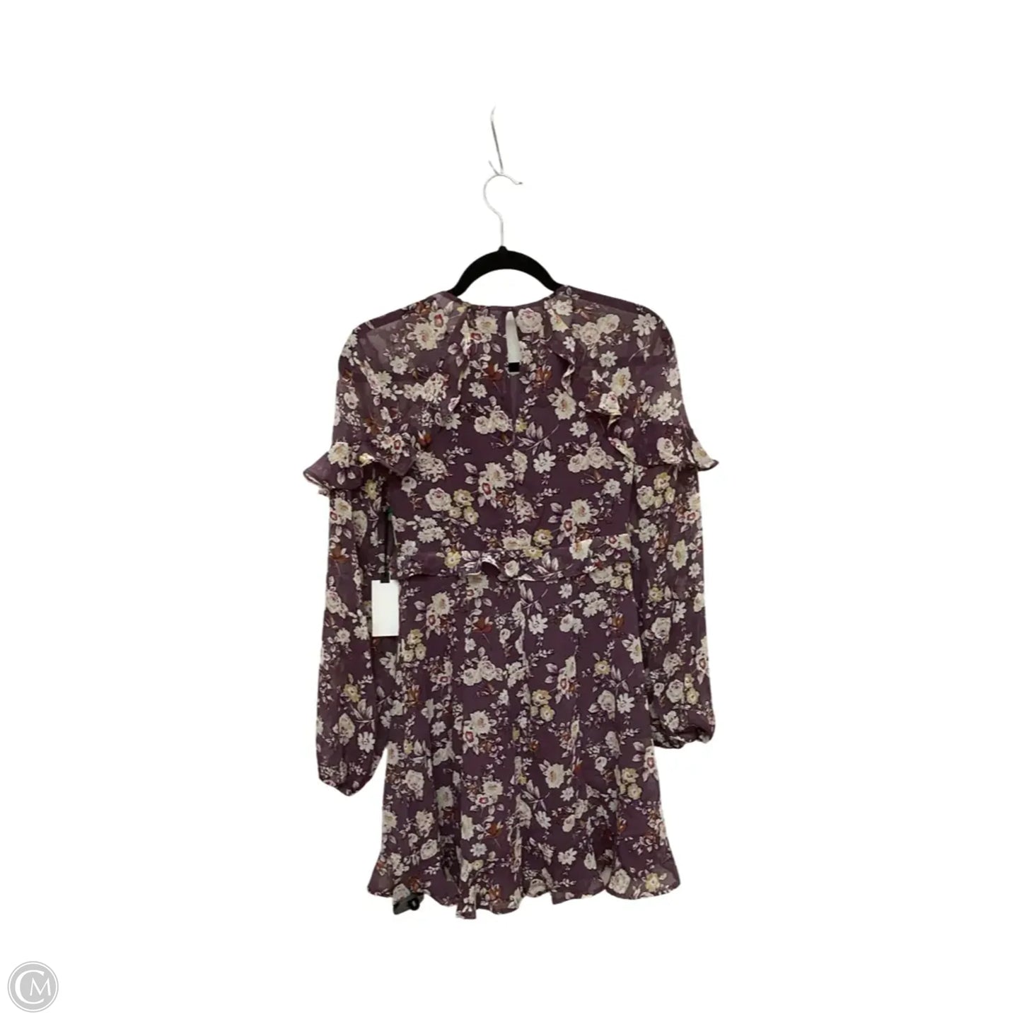 Designer Dress Casual Short By Astr The Label In Purple, Size: S