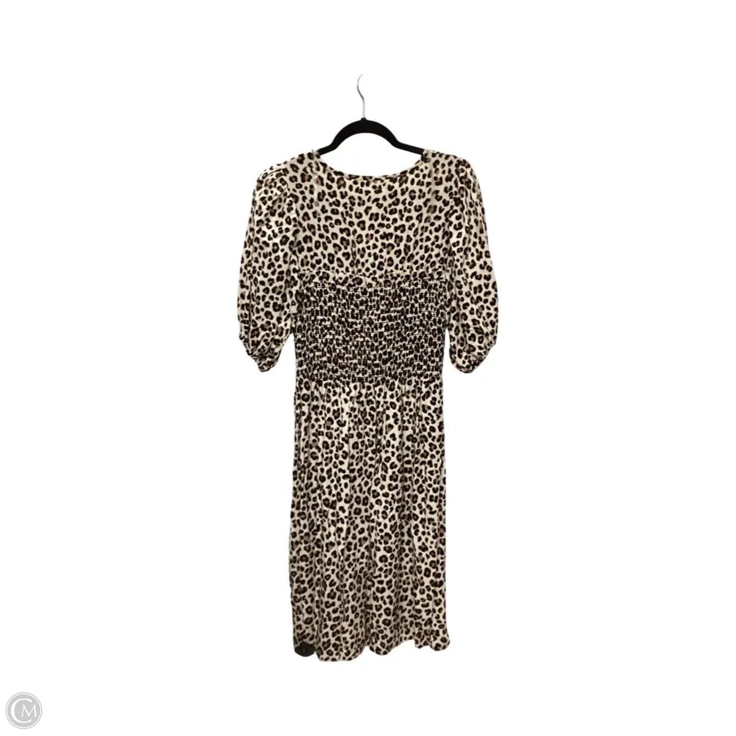 Dress Casual Short By Vine & Love In Animal Print, Size: L