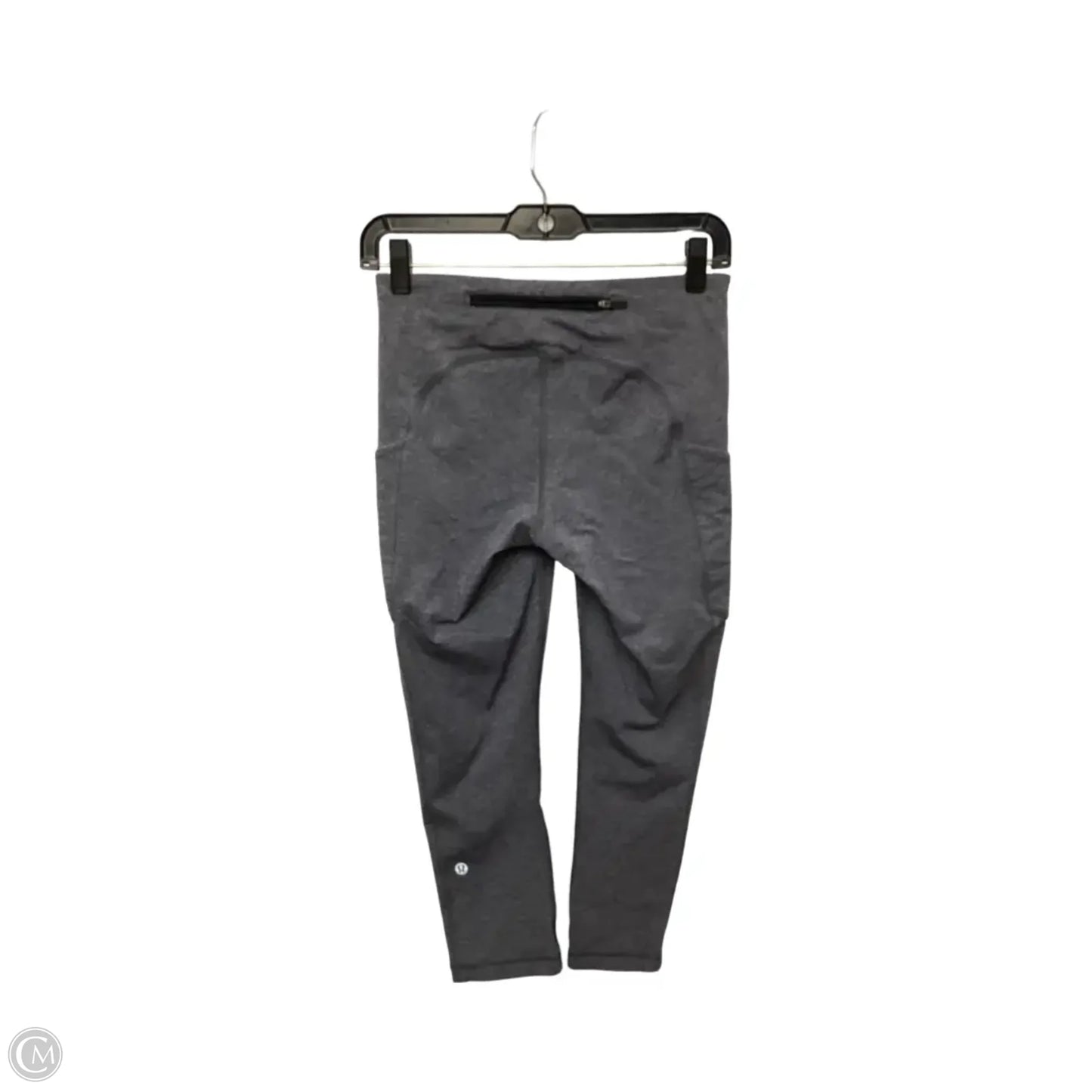 Athletic Leggings Capris By Lululemon In Grey, Size: 6