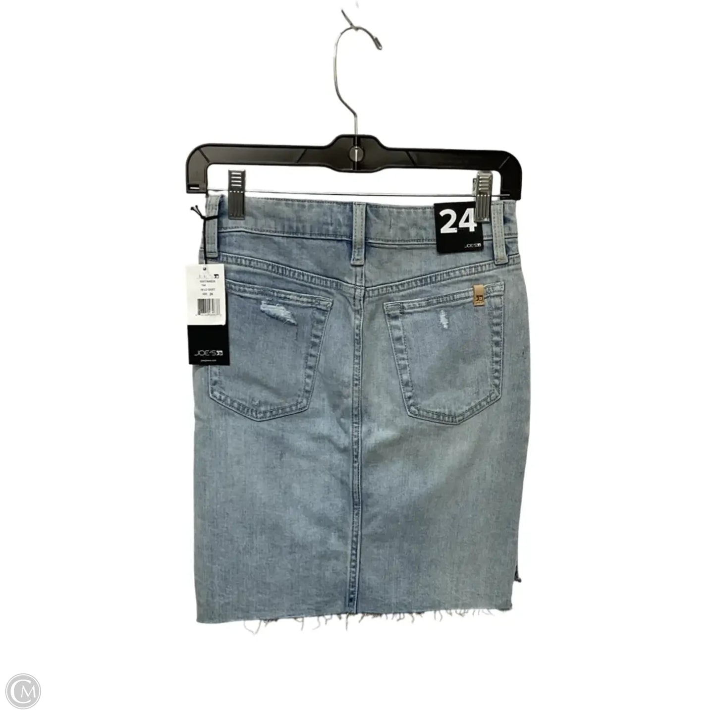Designer Skirt Mini & Short By Joes Jeans In Blue Denim, Size: 0