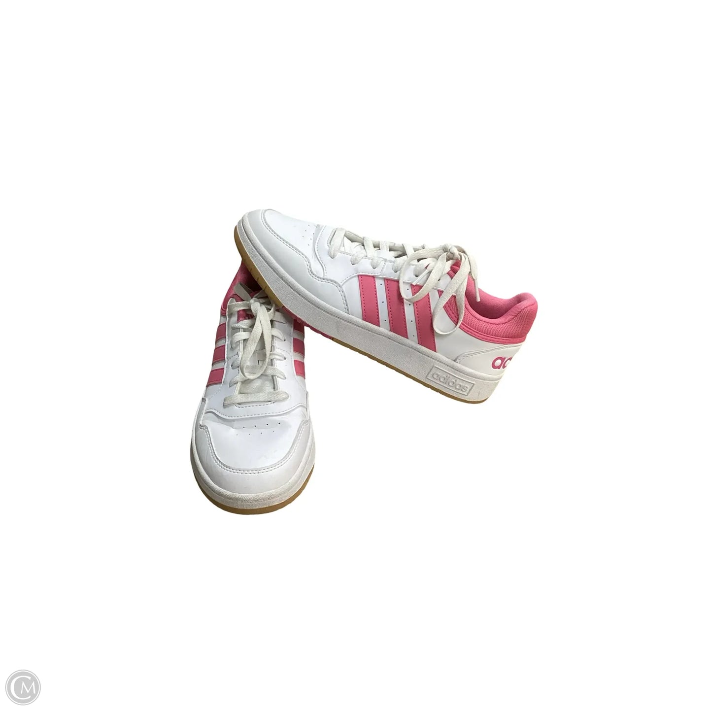 Shoes Athletic By Adidas In Pink & White, Size: 9