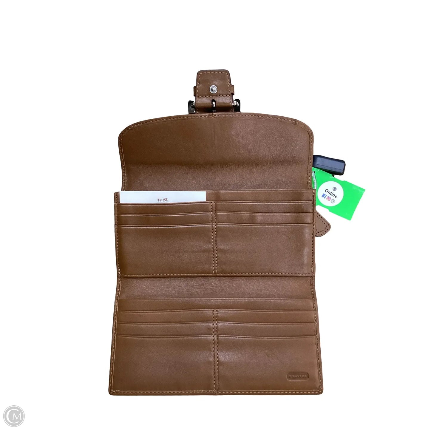 Wallet Designer By Coach, Size: Medium