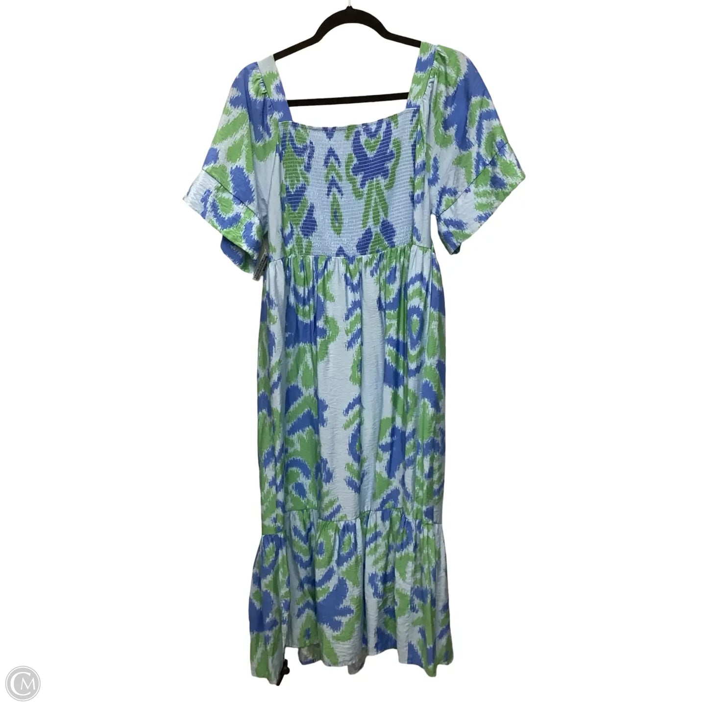 Dress Casual Midi By Michelle Mcdowell In Blue, Size: M
