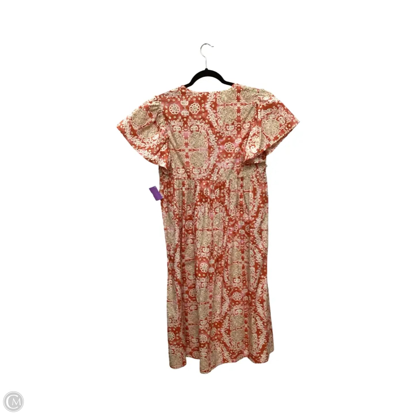 Dress Casual Maxi By Maeve In Orange, Size: S