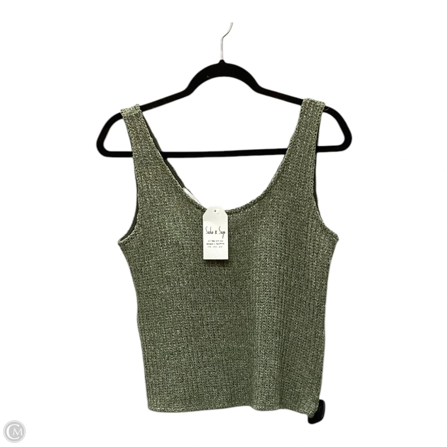 Top Sleeveless By Clothes Mentor In Green, Size: Xs