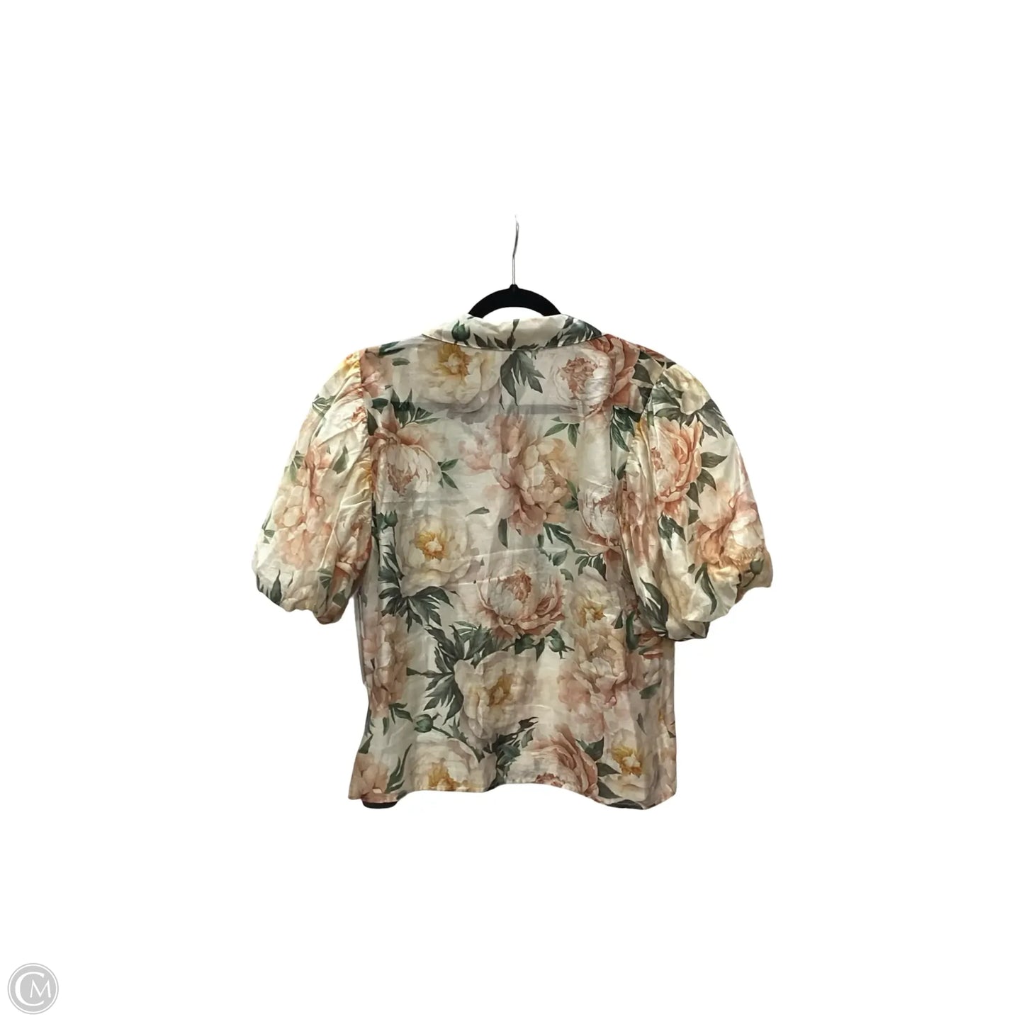 Blouse Short Sleeve By Bailey 44 In Floral Print, Size: L