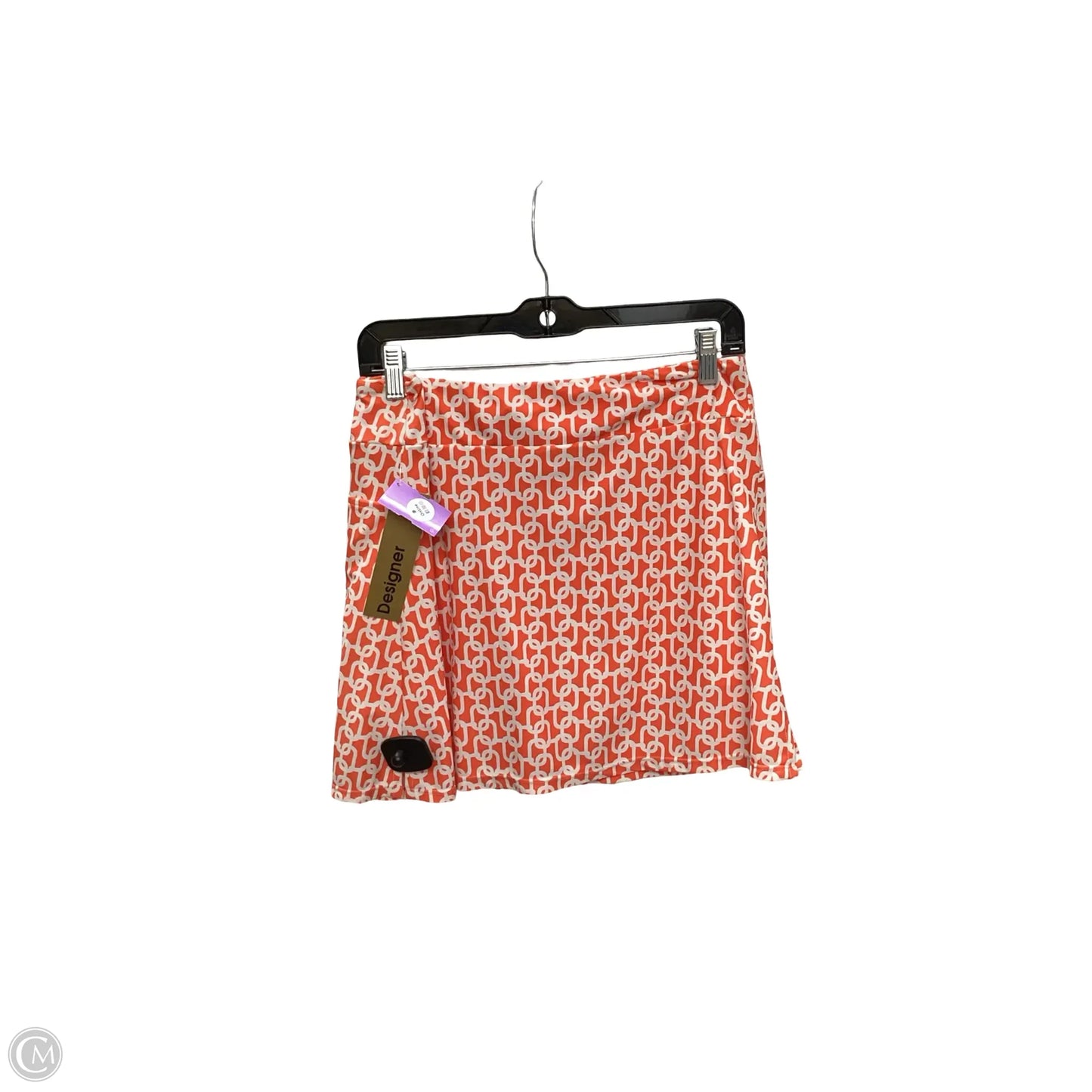 Designer Skort By Jude Connally In Orange, Size: L