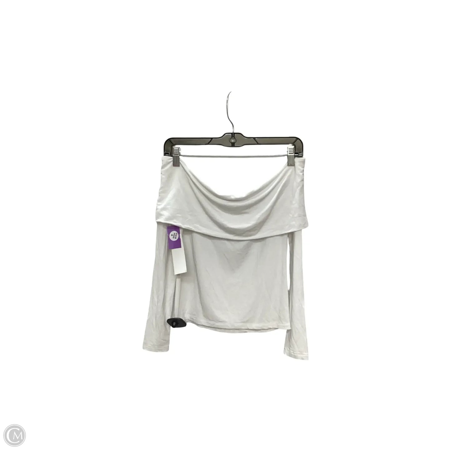 Designer Blouse Long Sleeve By Wilfred In White, Size: S