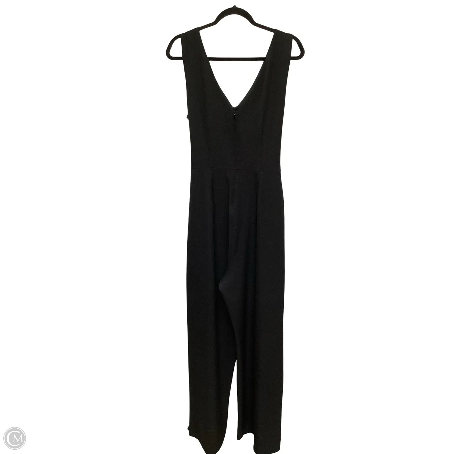Designer Jumpsuit By Laundry In Black, Size: 14