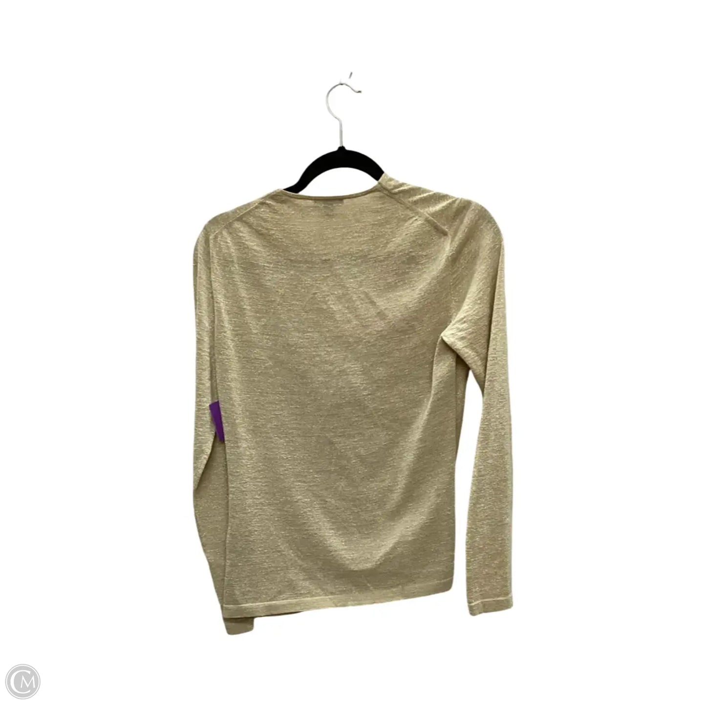 Blouse Designer By Lafayette 148 In Tan, Size: M
