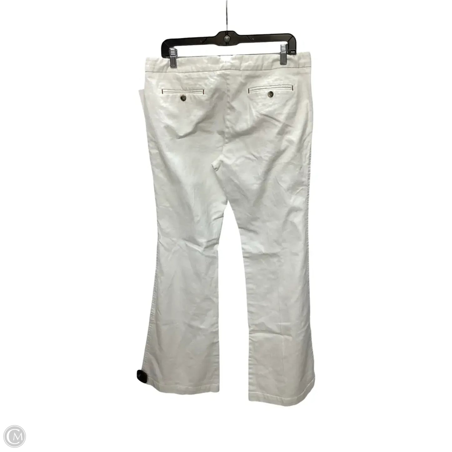 Jeans Boot Cut By Theory In White Denim, Size: 12