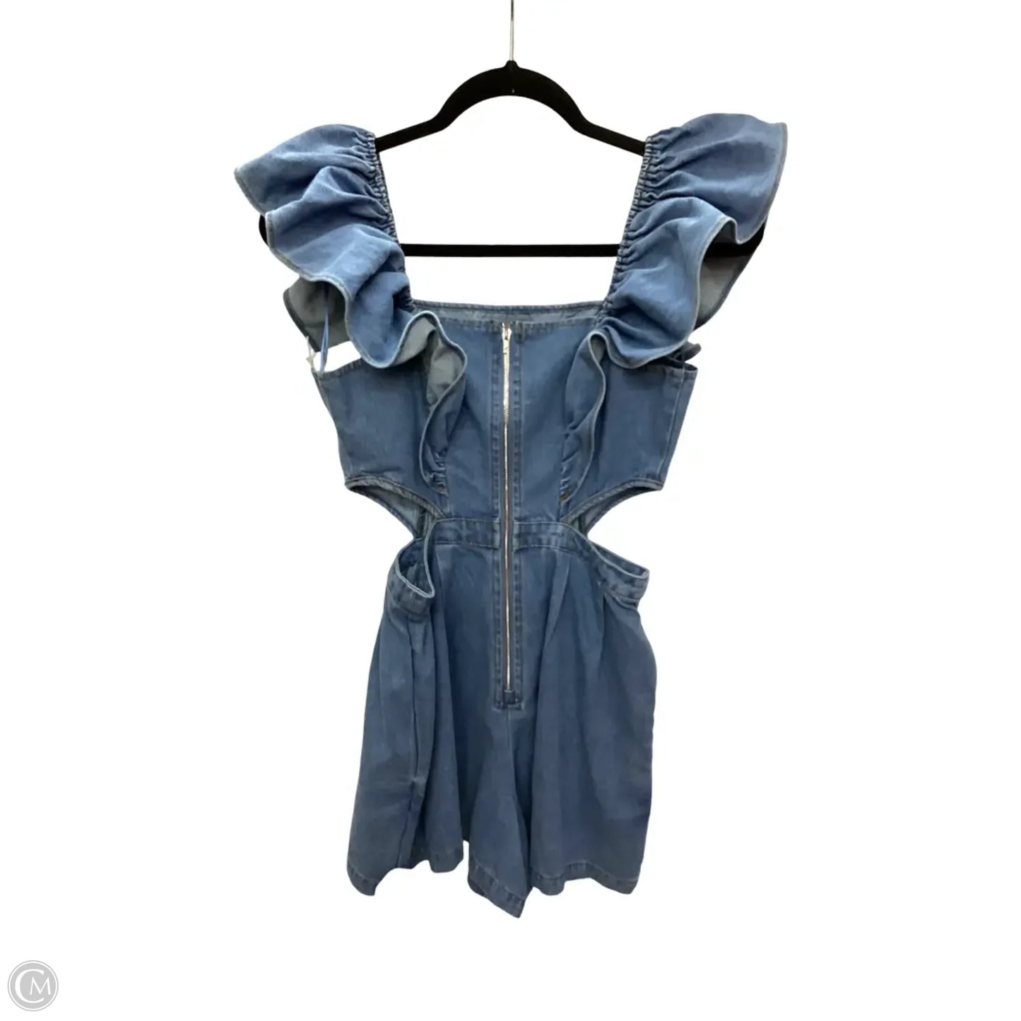 Romper By Mable In Blue Denim, Size: S