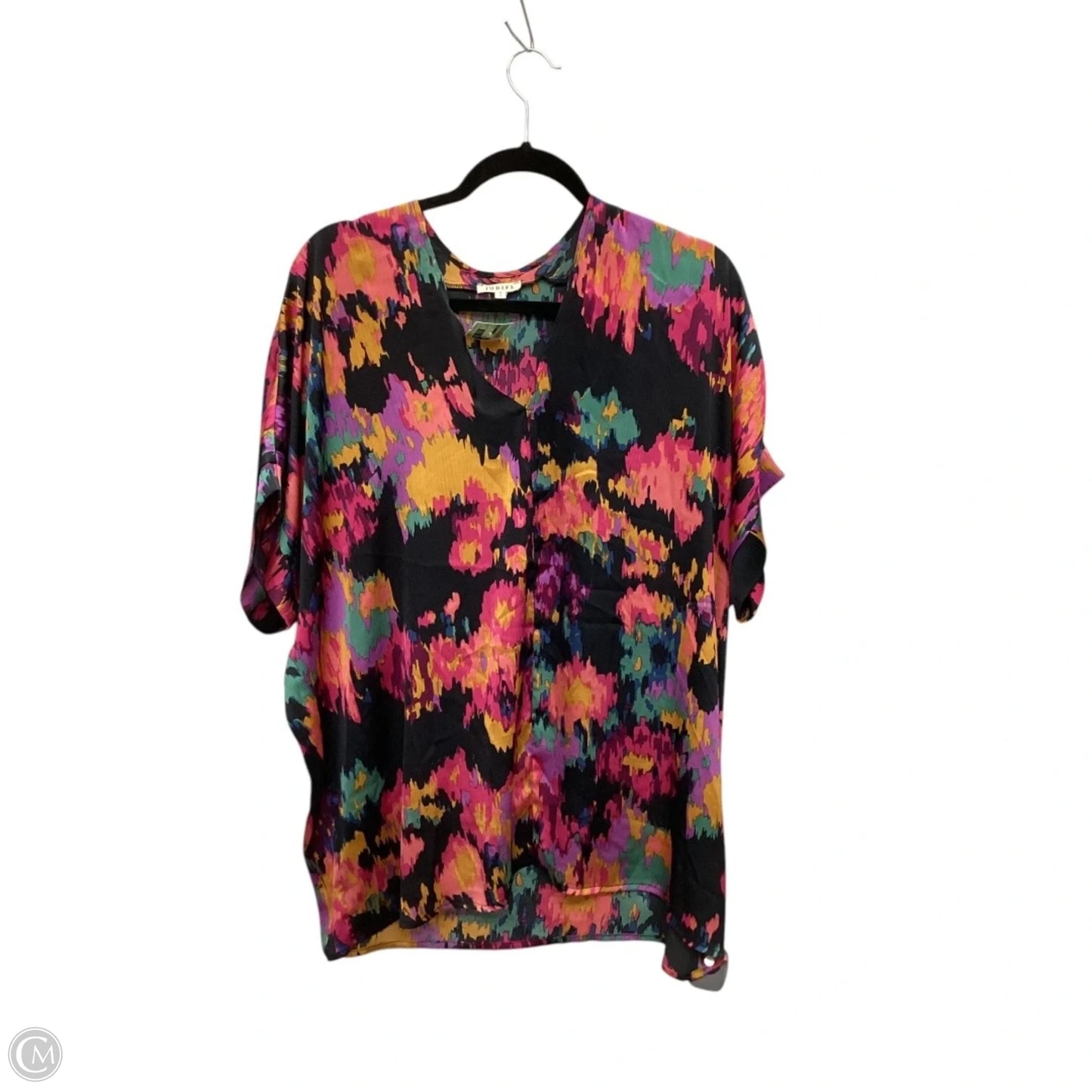 Top Short Sleeve By Jodifl In Multi-colored, Size: M