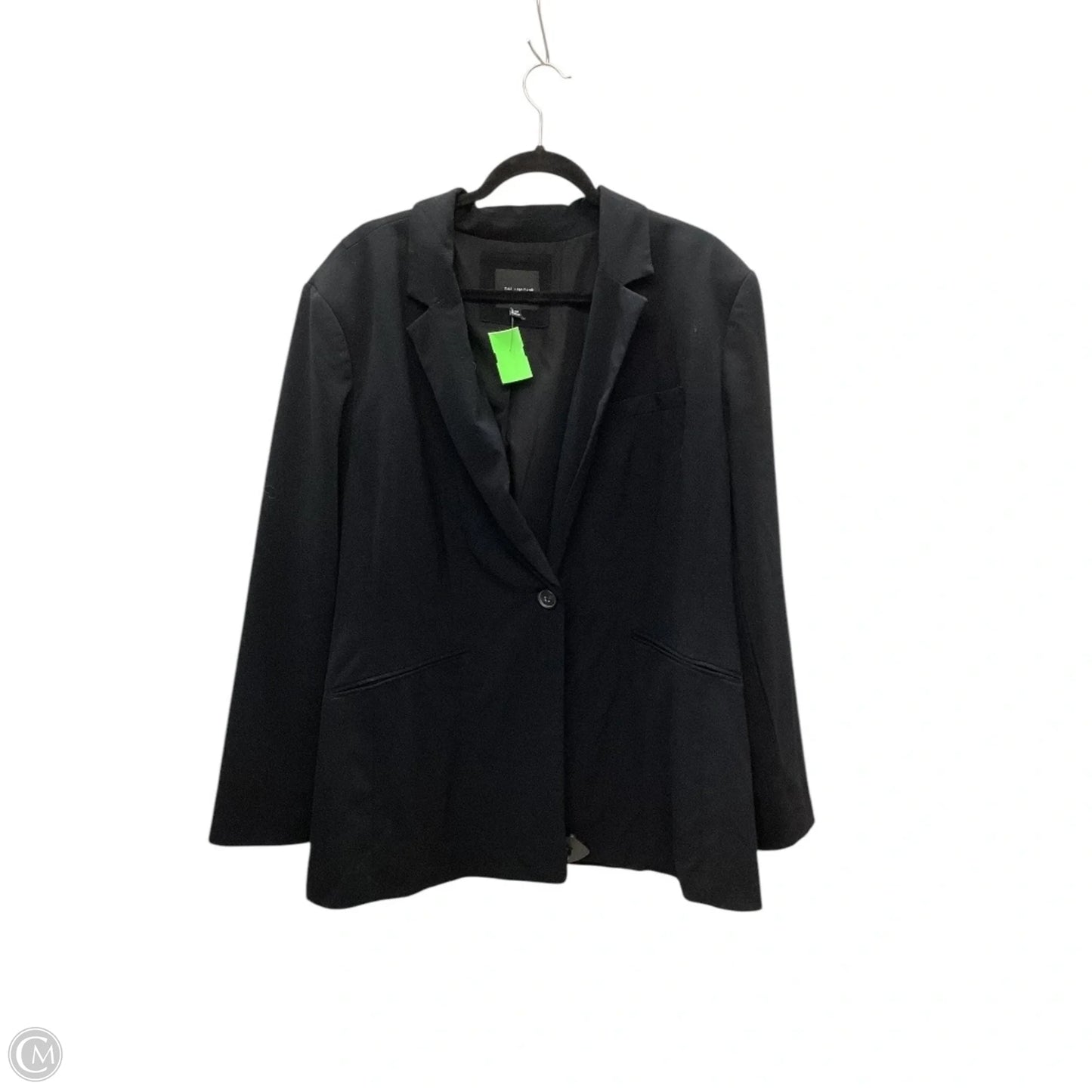 Blazer By Clothes Mentor In Black, Size: 24