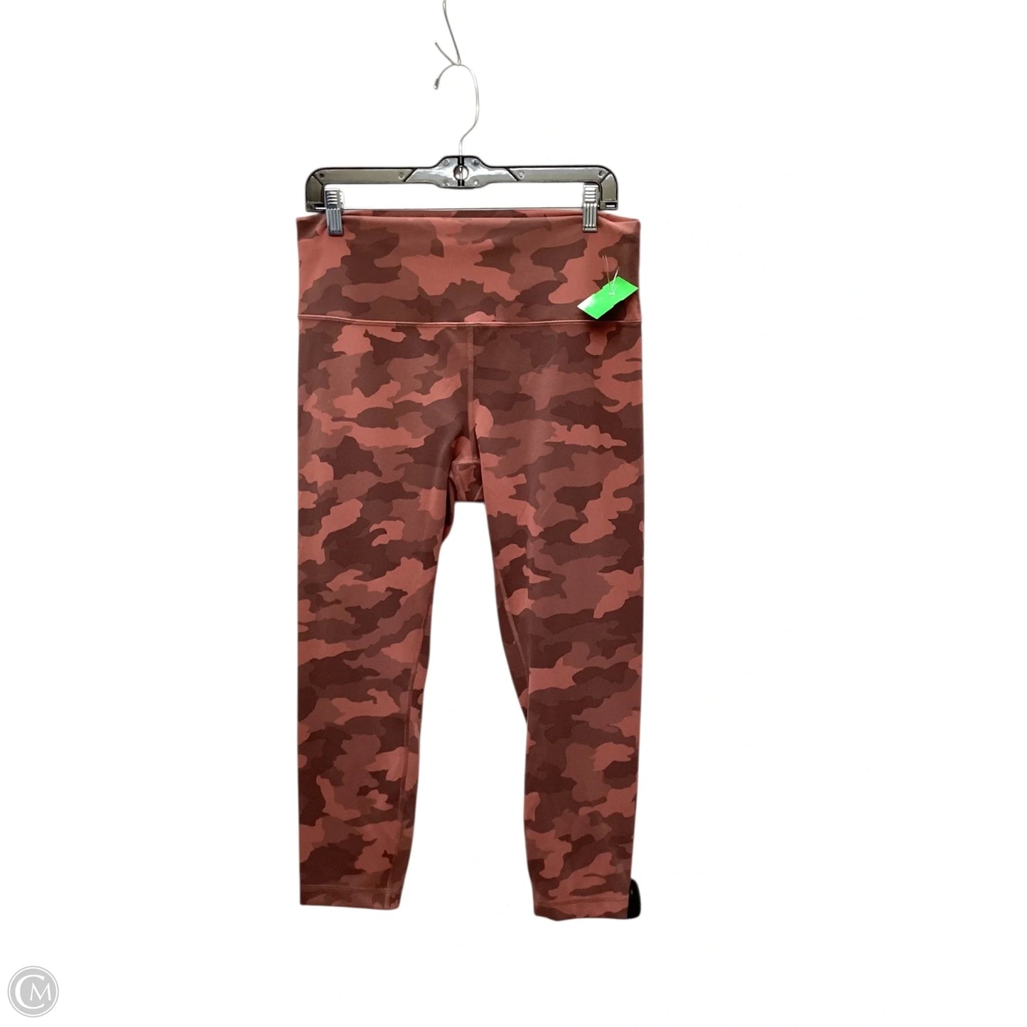 Athletic Leggings By Lululemon In Orange, Size: 14