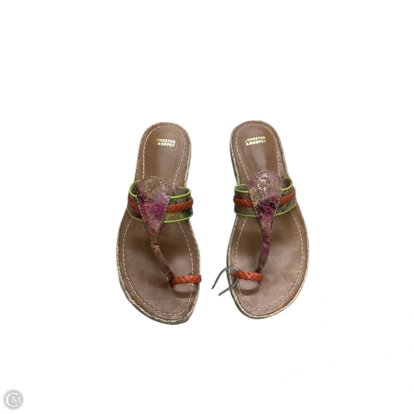 Sandals Flats By Johnston & Murphy In Multi-colored, Size: 6.5