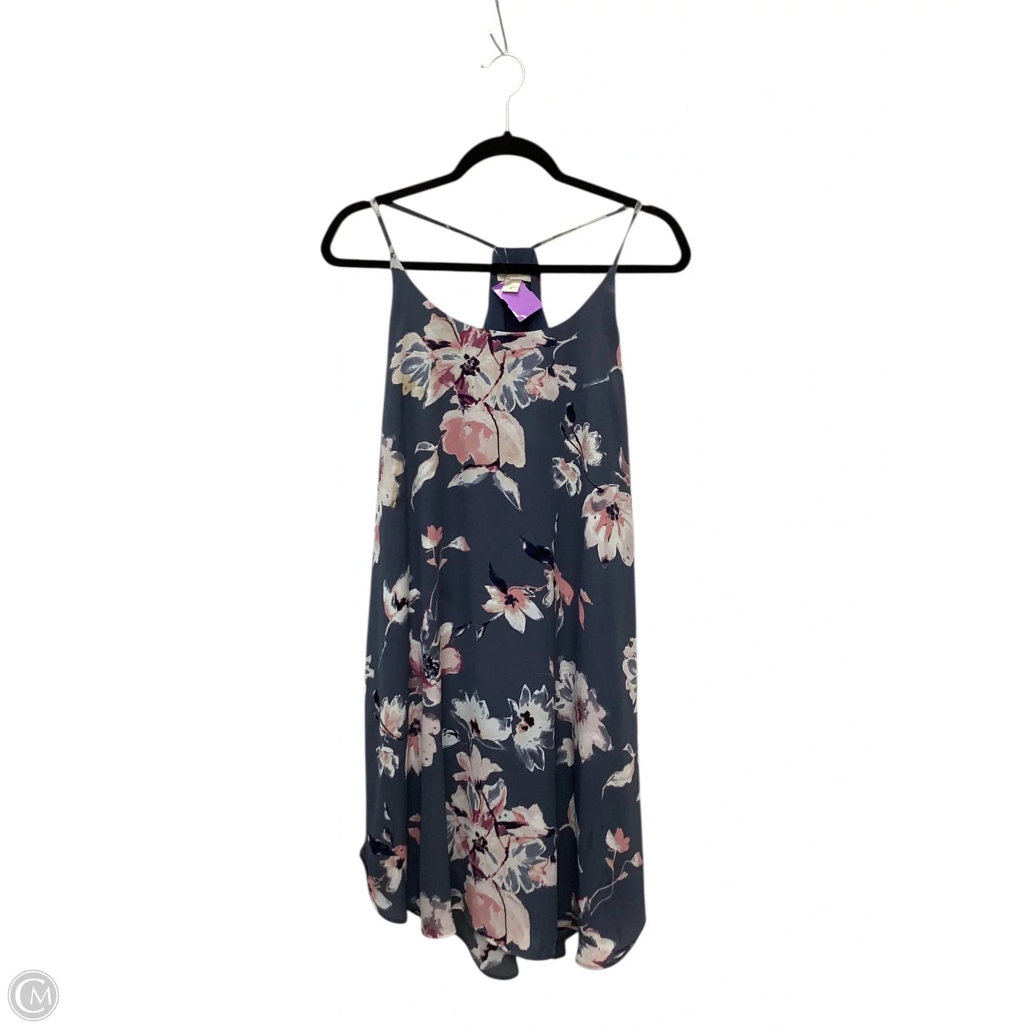 Dress Casual Midi By Loft In Blue, Size: M