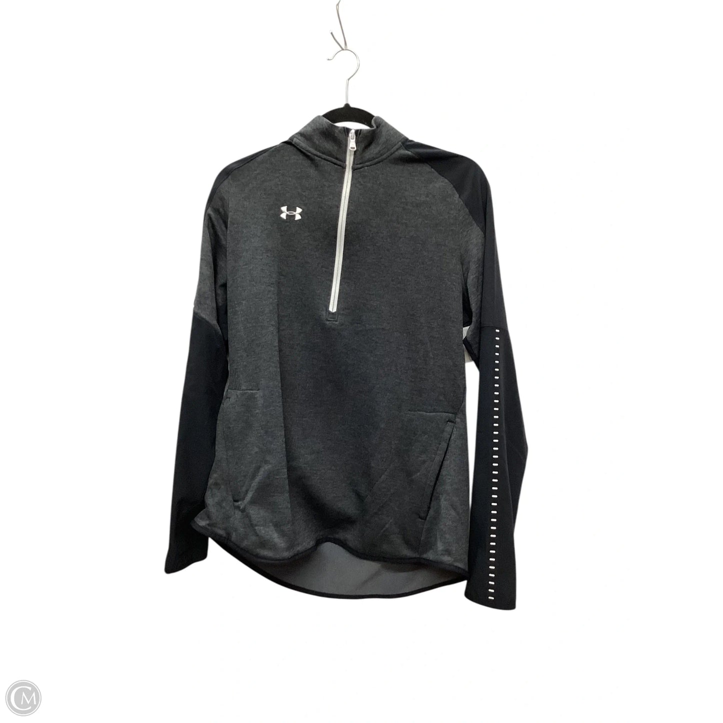 Athletic Jacket By Under Armour In Grey, Size: Xl