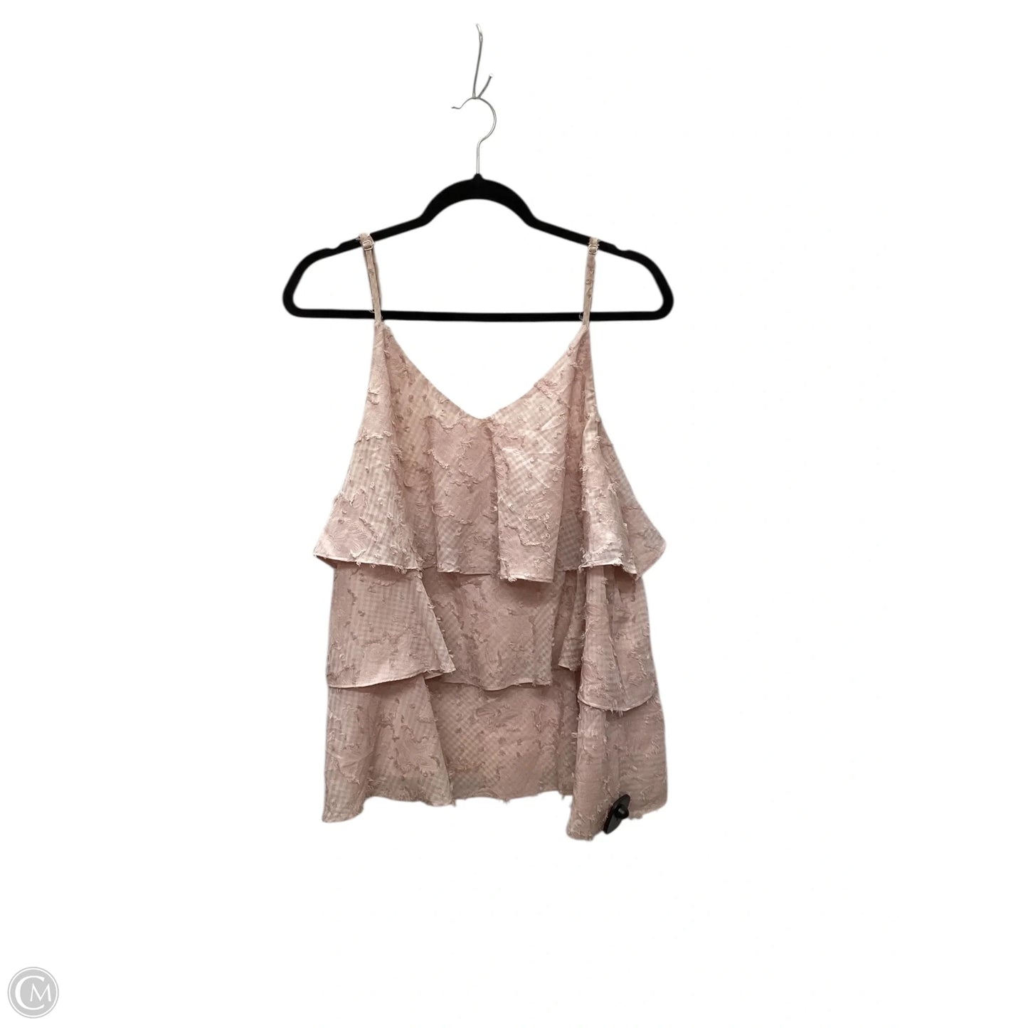 Top Sleeveless By Entro In Pink, Size: L