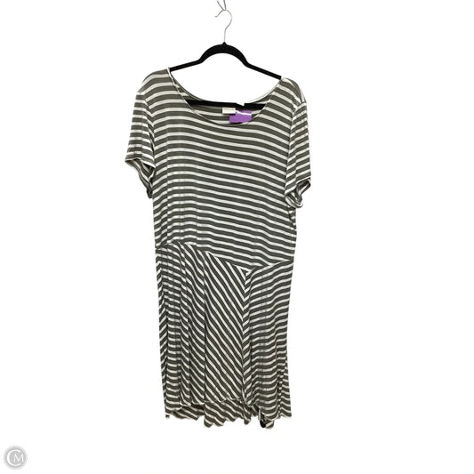 Dress Casual Midi By Chicos In Green, Size: Xxl