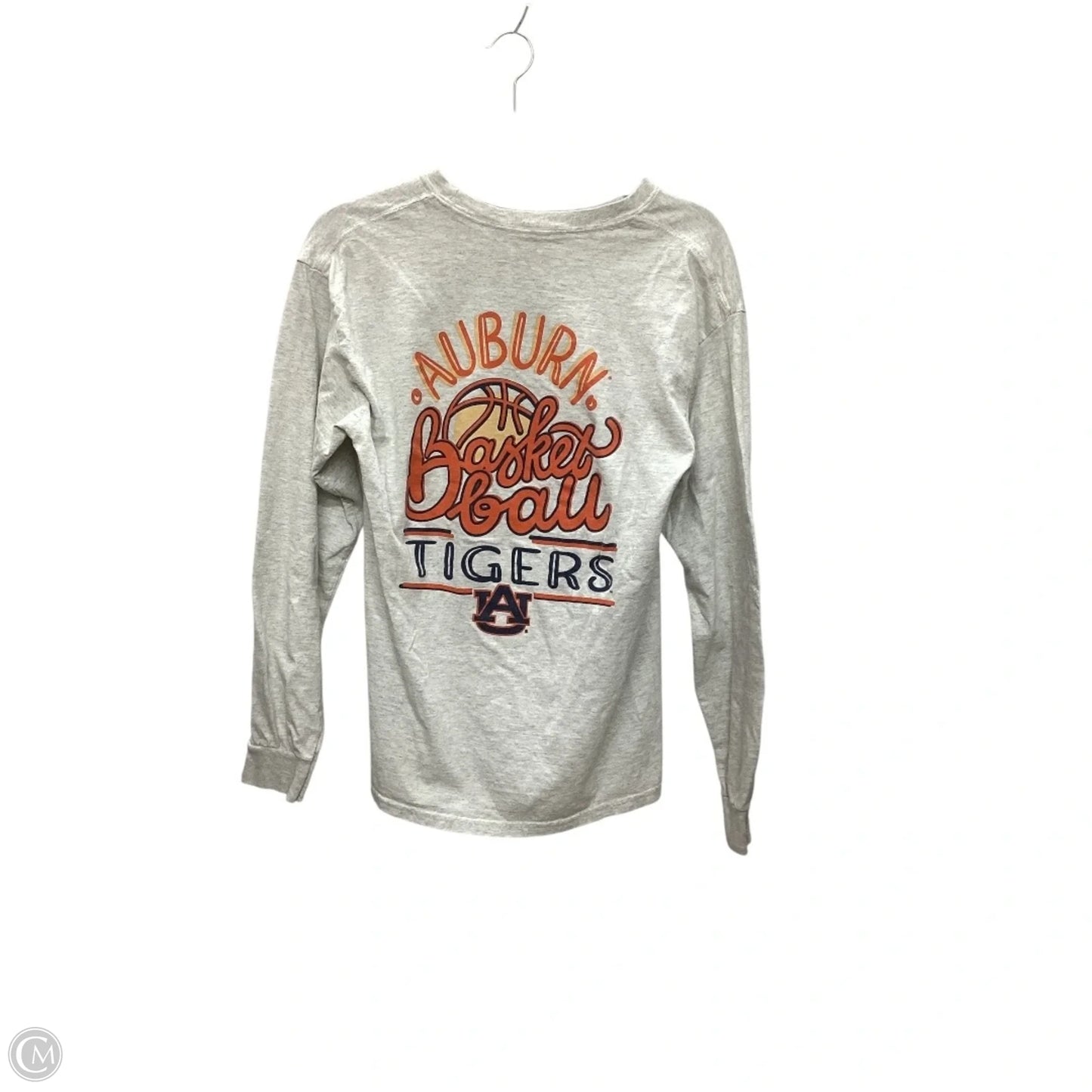 Top Long Sleeve Basic By Clothes Mentor In Grey, Size: M