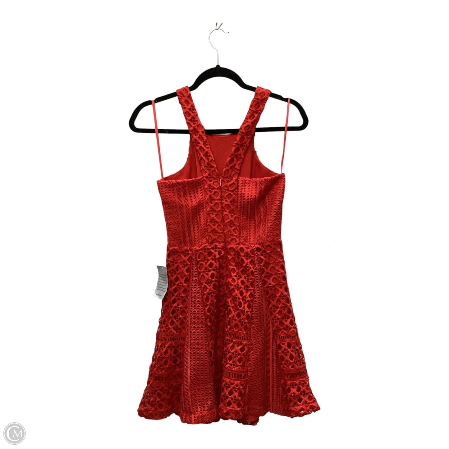 Dress Casual Midi By Chelsea 28 In Red, Size: Xs