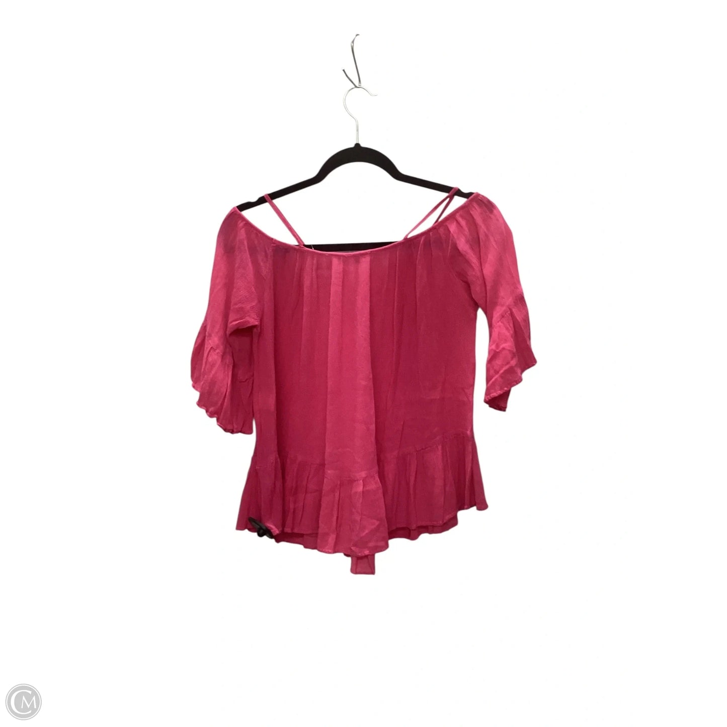 Top Short Sleeve Basic By Davi & Dani In Pink, Size: S