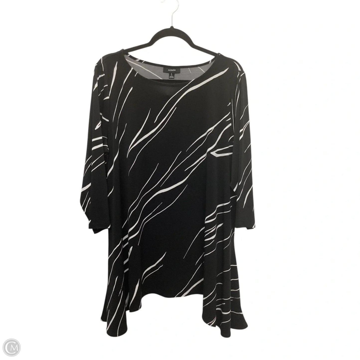 Top Long Sleeve By Alfani In Black, Size: 1x