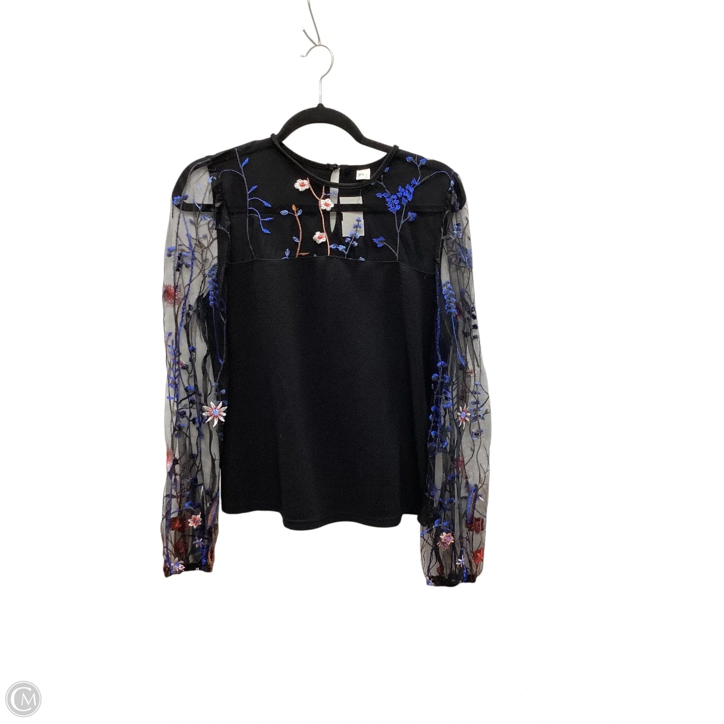 Top Long Sleeve By Clothes Mentor In Black, Size: S