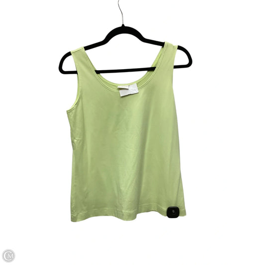 Tank Top By Chicos In Yellow, Size: M