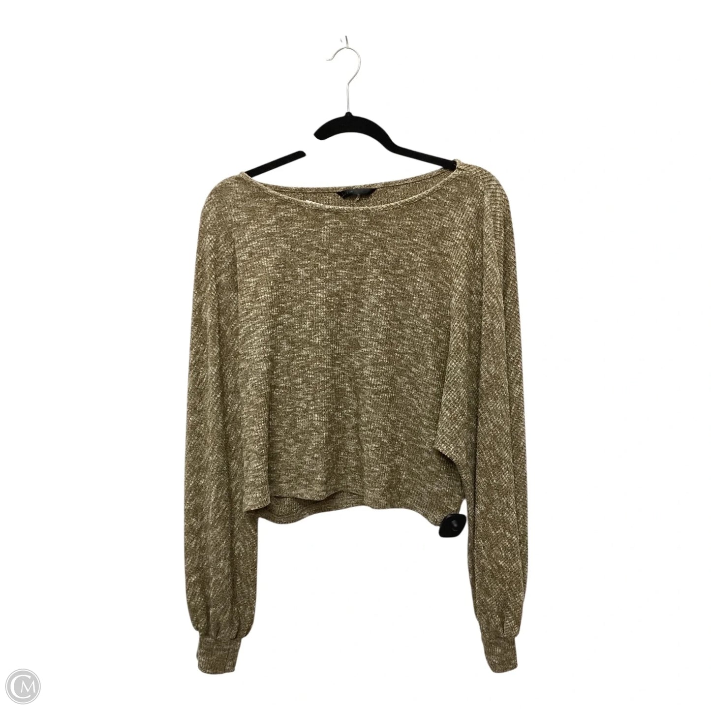Top Long Sleeve By Shein In Yellow, Size: L