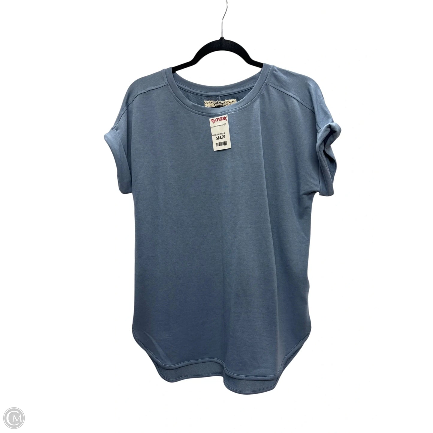 Top Short Sleeve By Cupio In Blue, Size: M