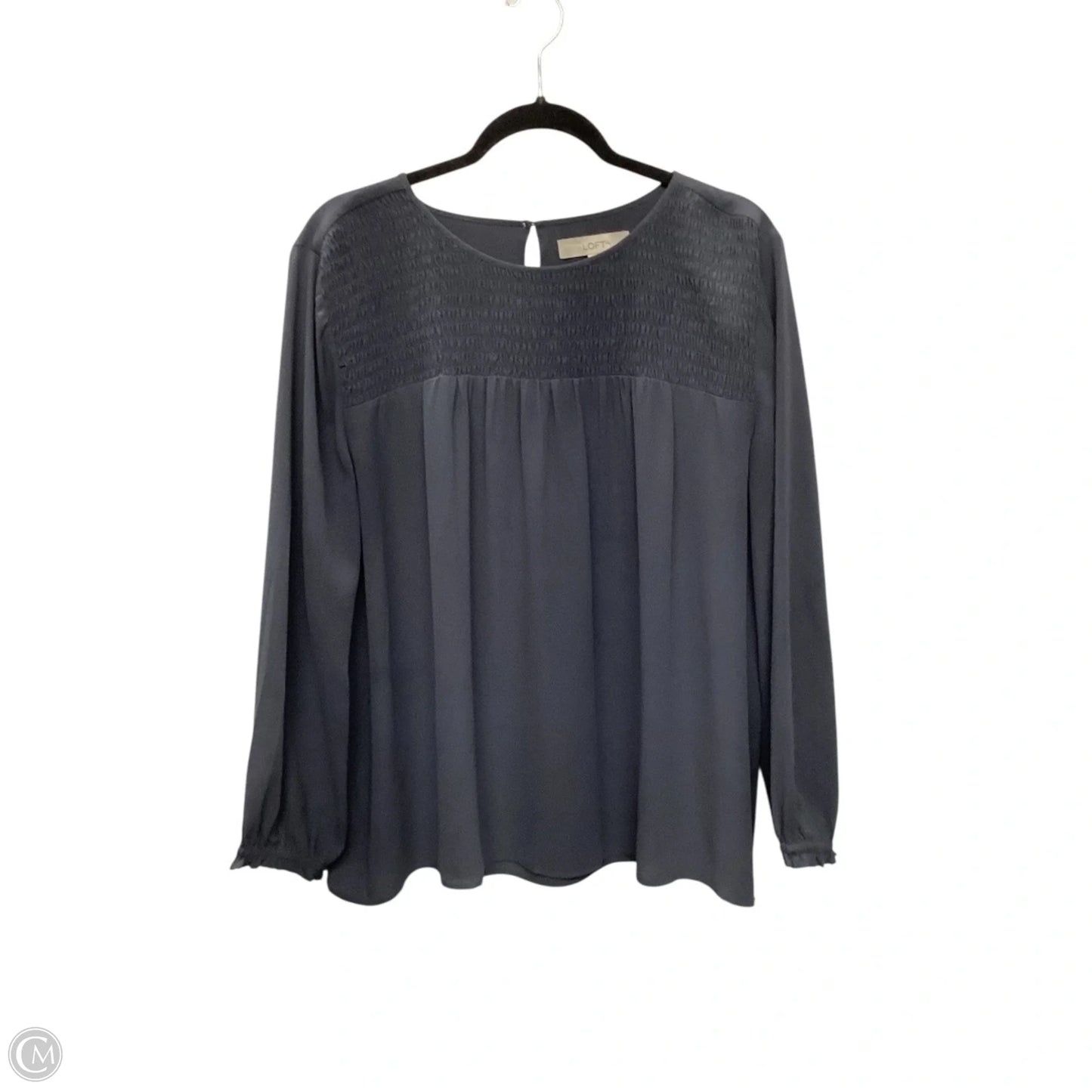 Top Long Sleeve By Loft In Grey, Size: Xl