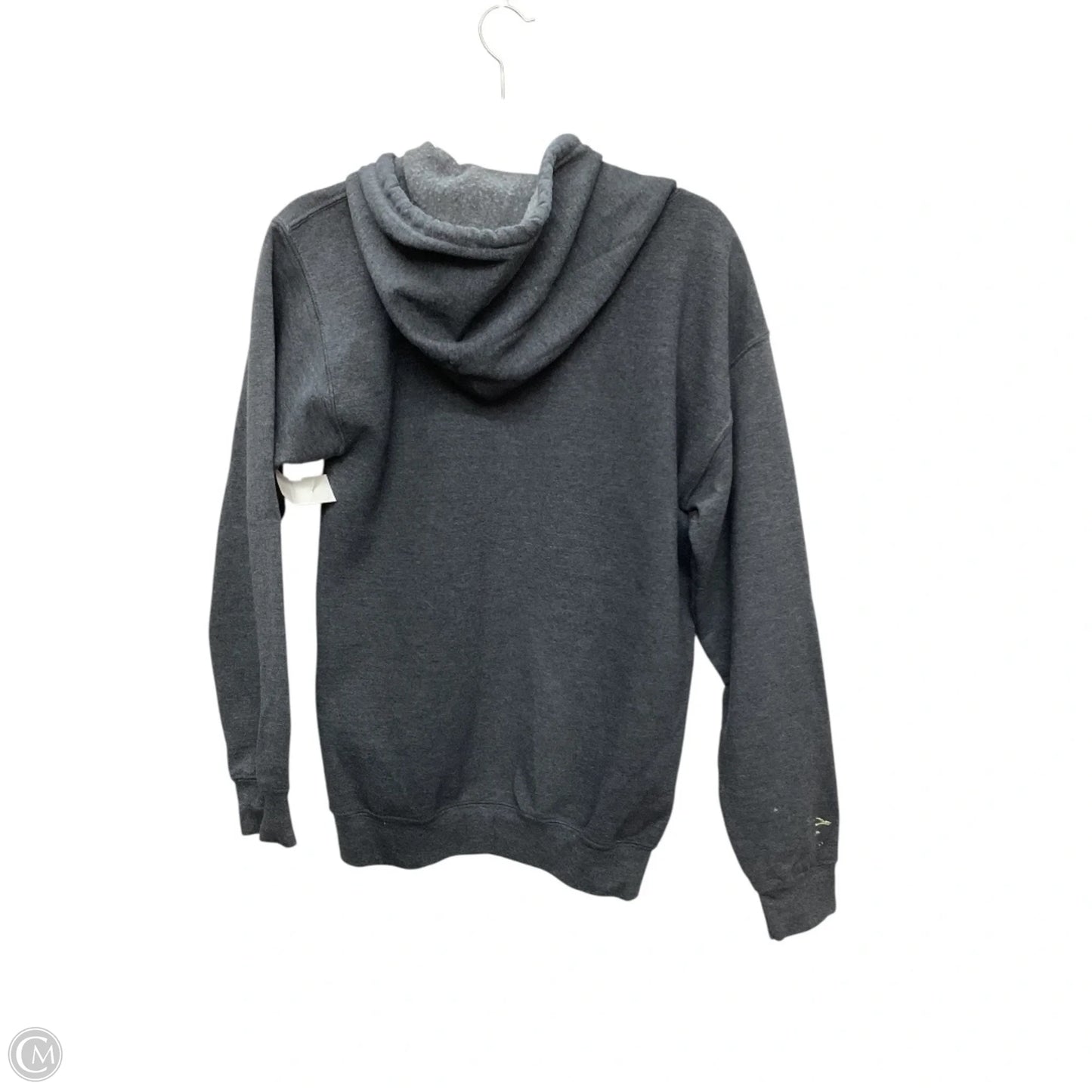 Jacket Moto By Gildan In Grey, Size: S